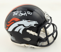 Rod Smith Signed Broncos Speed Mini Helmet (Beckett) at PristineAuction.com