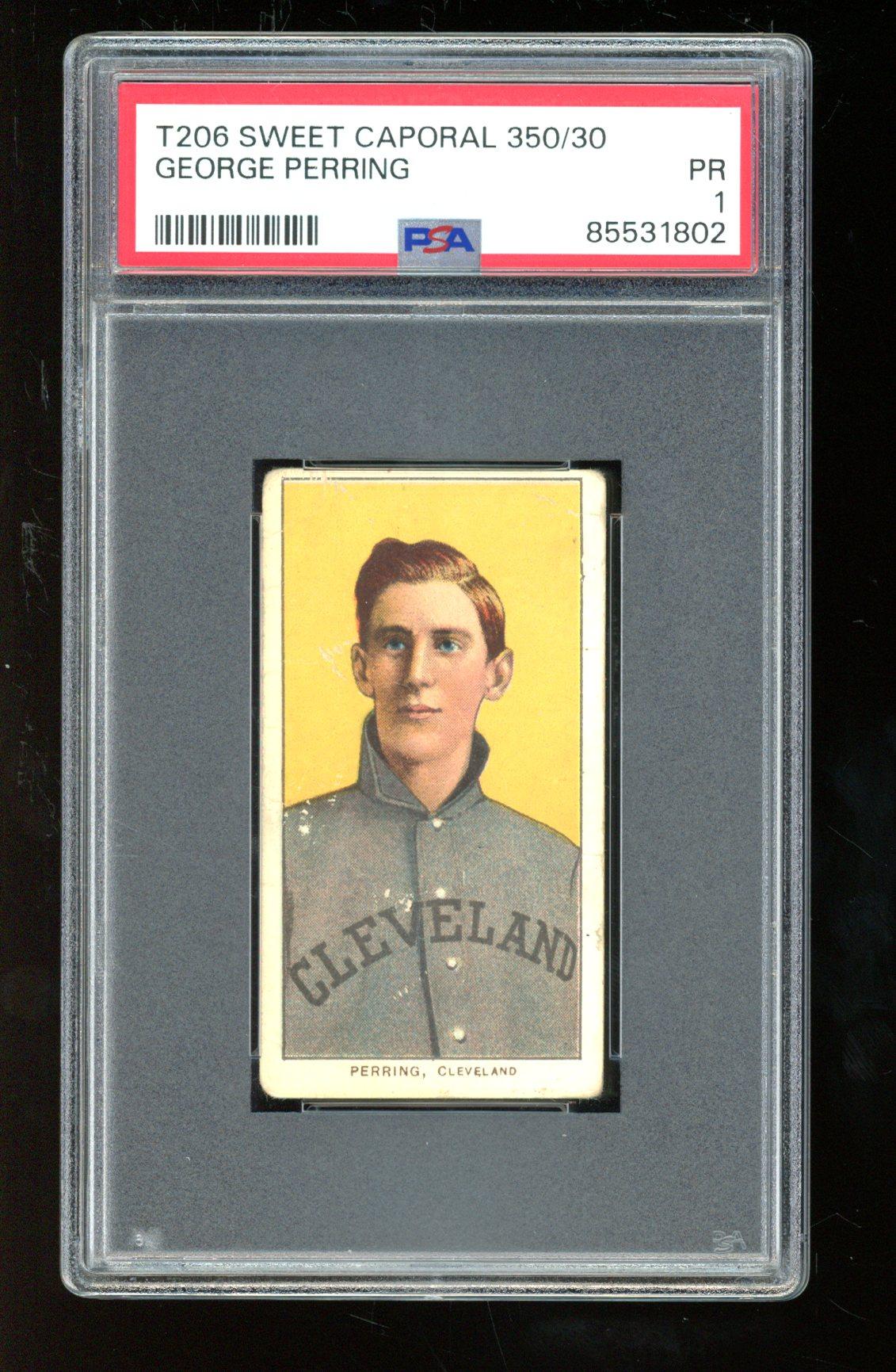 George Perring 1909-11 T206 #NNO (PSA 1) at PristineAuction.com George Perring 1909-11 T206 #NNO (PSA 1) at PristineAuction.com