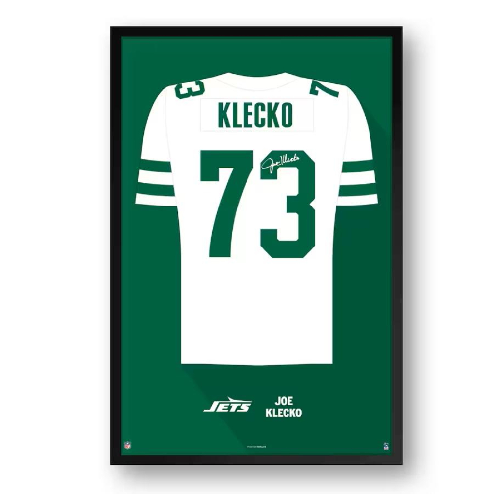 Joe Klecko Jets Custom Framed Jersey Art Print at PristineAuction.com Joe Klecko Jets Custom Framed Jersey Art Print at PristineAuction.com