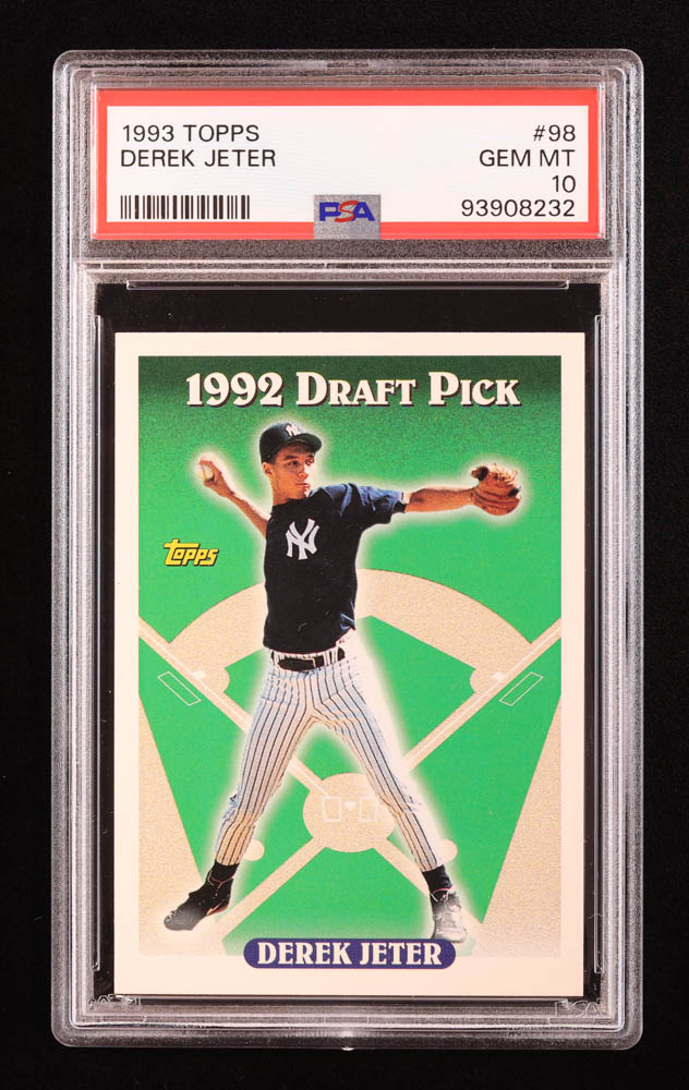 Derek Jeter 1993 Topps #98 RC (PSA 10) at PristineAuction.com Derek Jeter 1993 Topps #98 RC (PSA 10) at PristineAuction.com