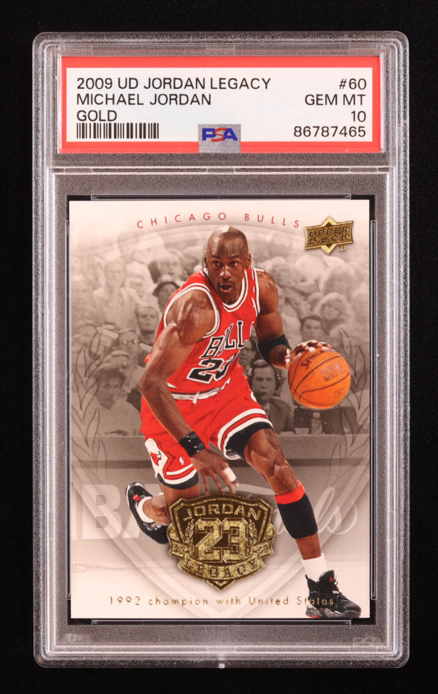 2009 Upper Deck Jordan Legacy #60 Michael Jordan Gold — front
