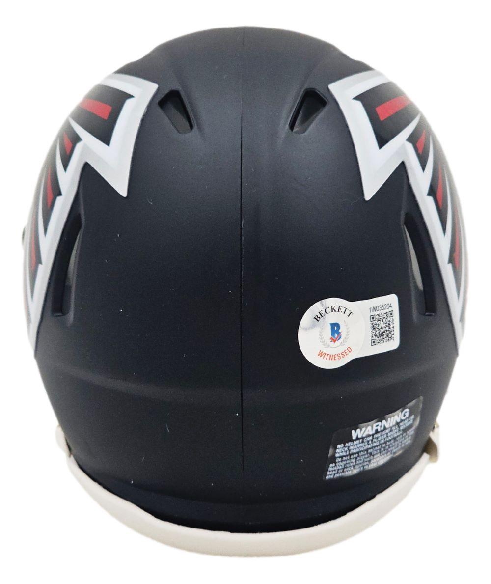 Bijan Robinson Signed Falcons Speed Mini Helmet (Beckett) at PristineAuction.com Bijan Robinson Signed Falcons Speed Mini Helmet (Beckett) at PristineAuction.com