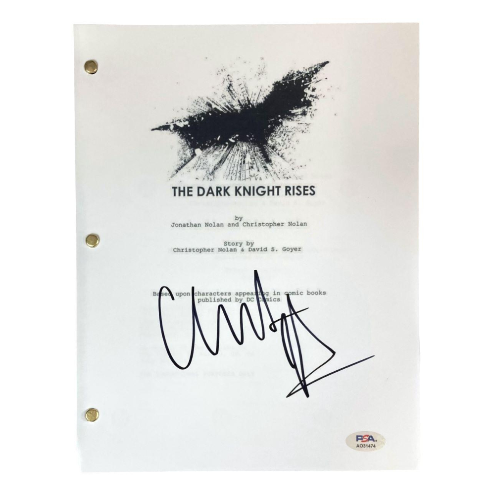 Christian Bale Signed 