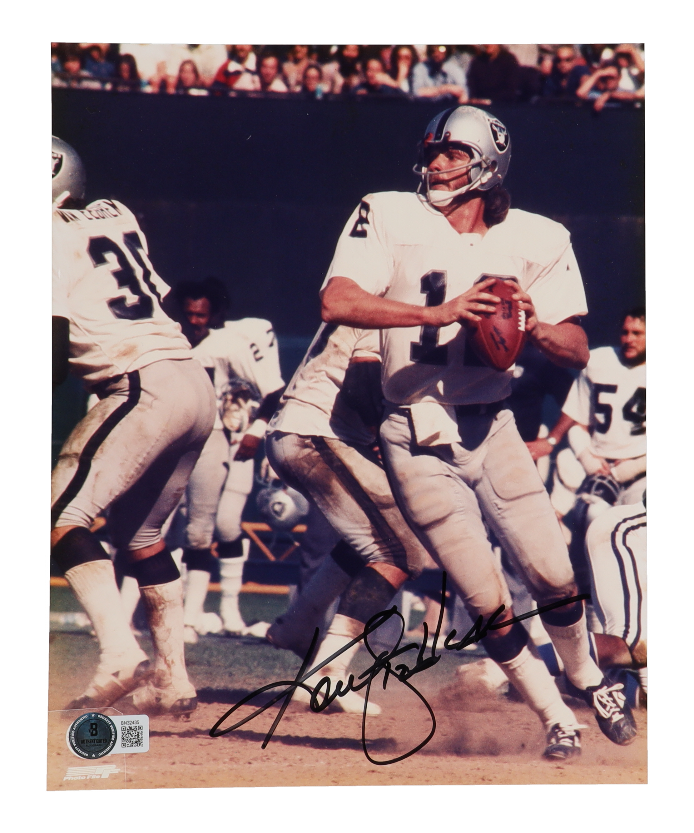 Ken Stabler Signed Raiders 8x10 Photo (Beckett) at PristineAuction.com Ken Stabler Signed Raiders 8x10 Photo (Beckett) at PristineAuction.com