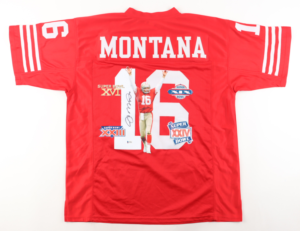 Joe Montana Signed Jersey (Beckett) at PristineAuction.com Joe Montana Signed Jersey (Beckett) at PristineAuction.com