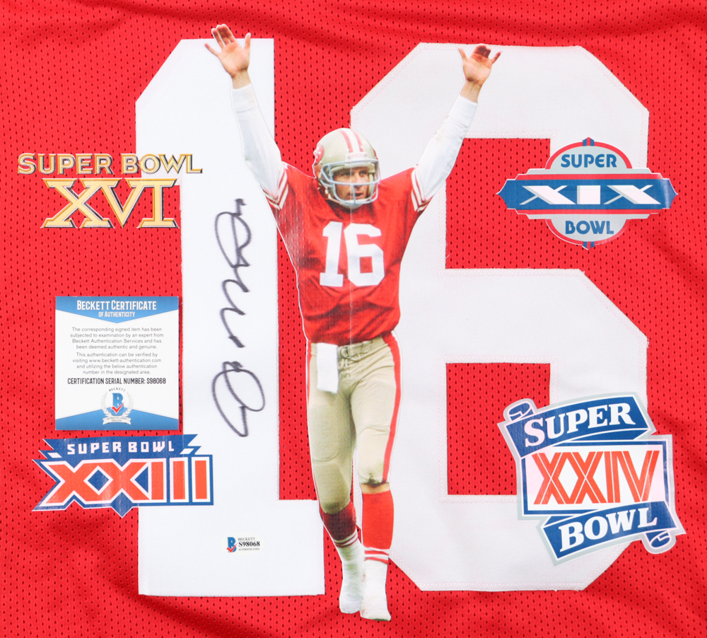 Joe Montana Signed Jersey (Beckett) at PristineAuction.com Joe Montana Signed Jersey (Beckett) at PristineAuction.com