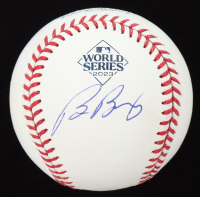 Bruce Bochy Signed OML 2023 World Series Logo Baseball (Beckett) at PristineAuction.com