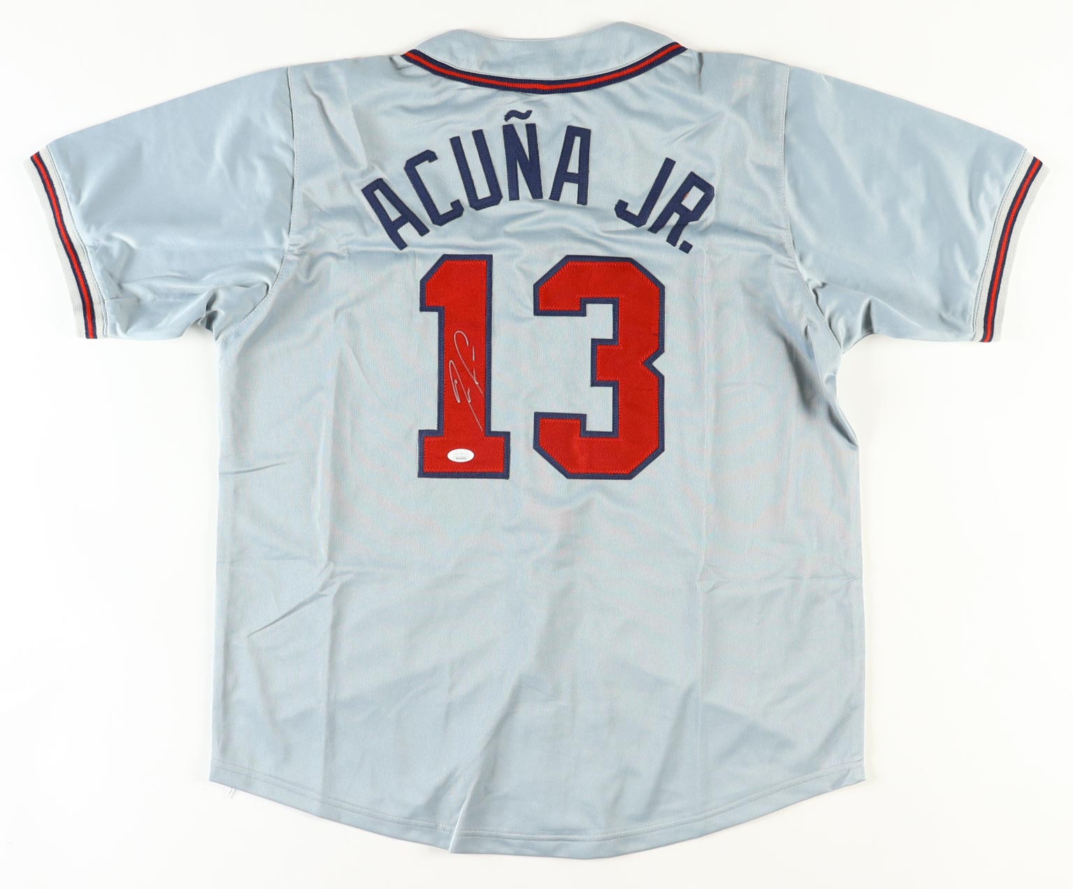 Ronald Acuna Jr. Signed Jersey (JSA) at PristineAuction.com Ronald Acuna Jr. Signed Jersey (JSA) at PristineAuction.com