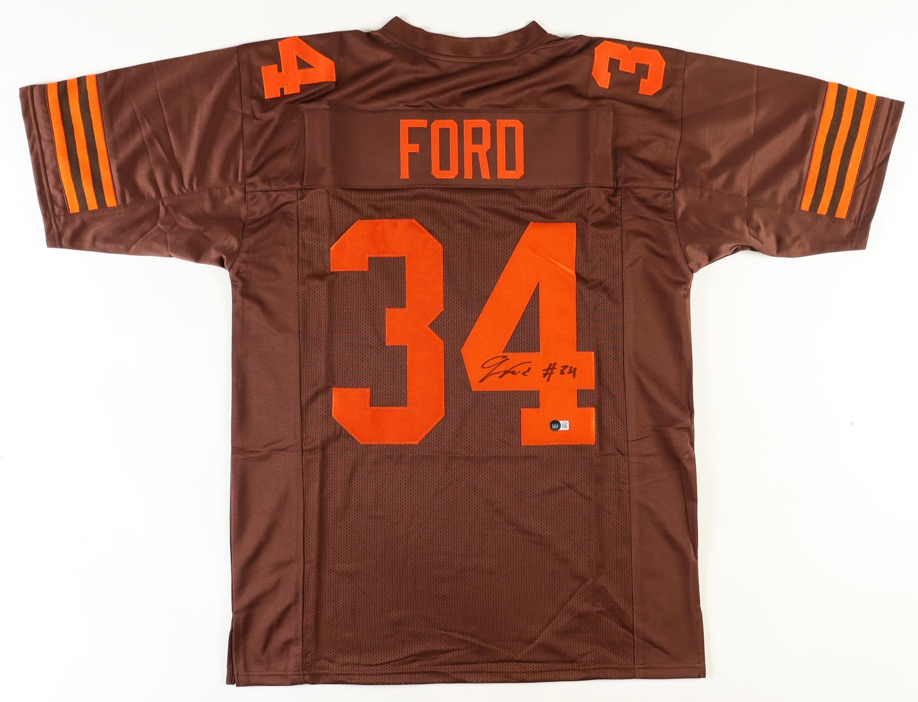 Jerome Ford Signed Jersey (Beckett) at PristineAuction.com Jerome Ford Signed Jersey (Beckett) at PristineAuction.com