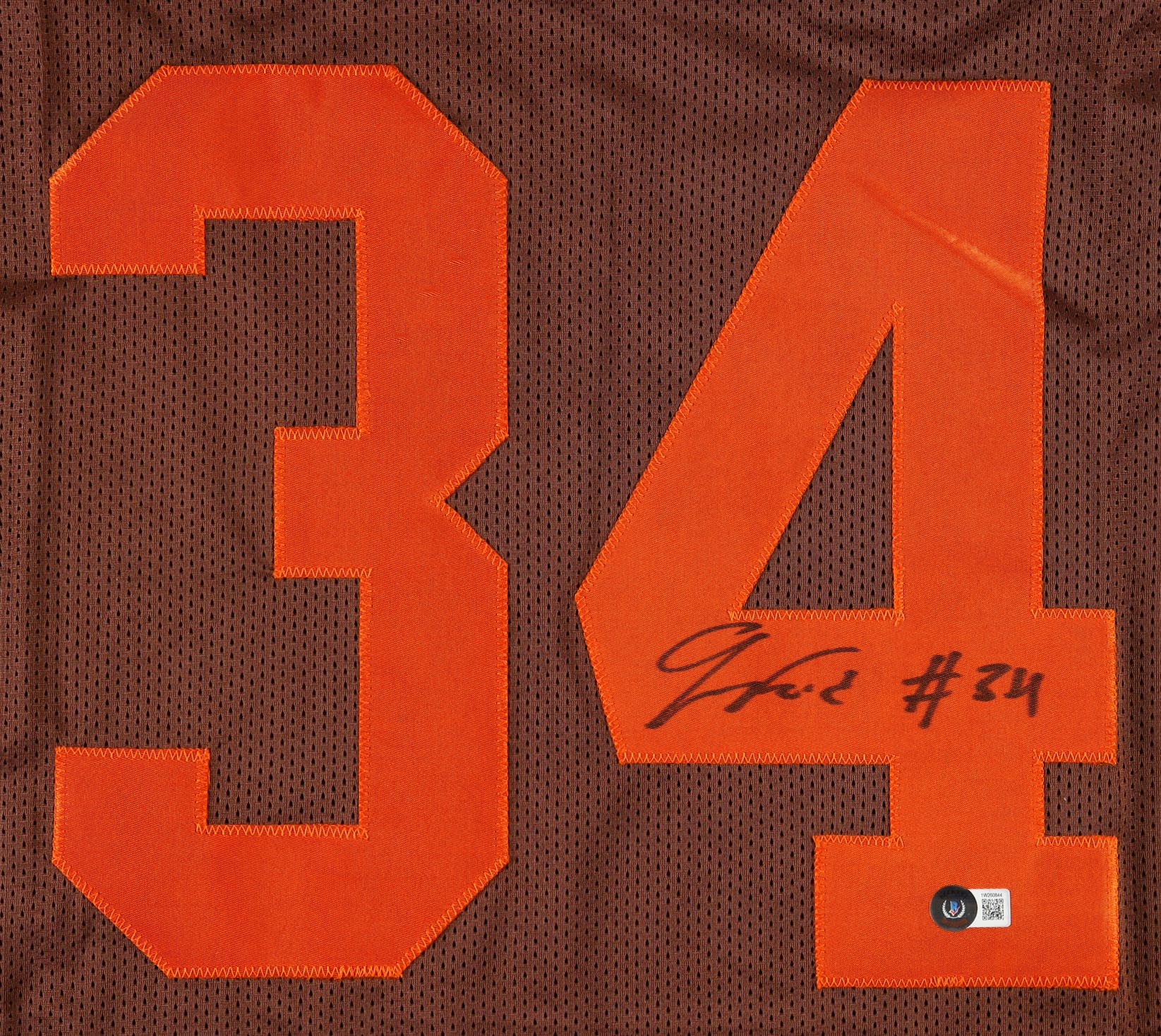 Jerome Ford Signed Jersey (Beckett) at PristineAuction.com Jerome Ford Signed Jersey (Beckett) at PristineAuction.com