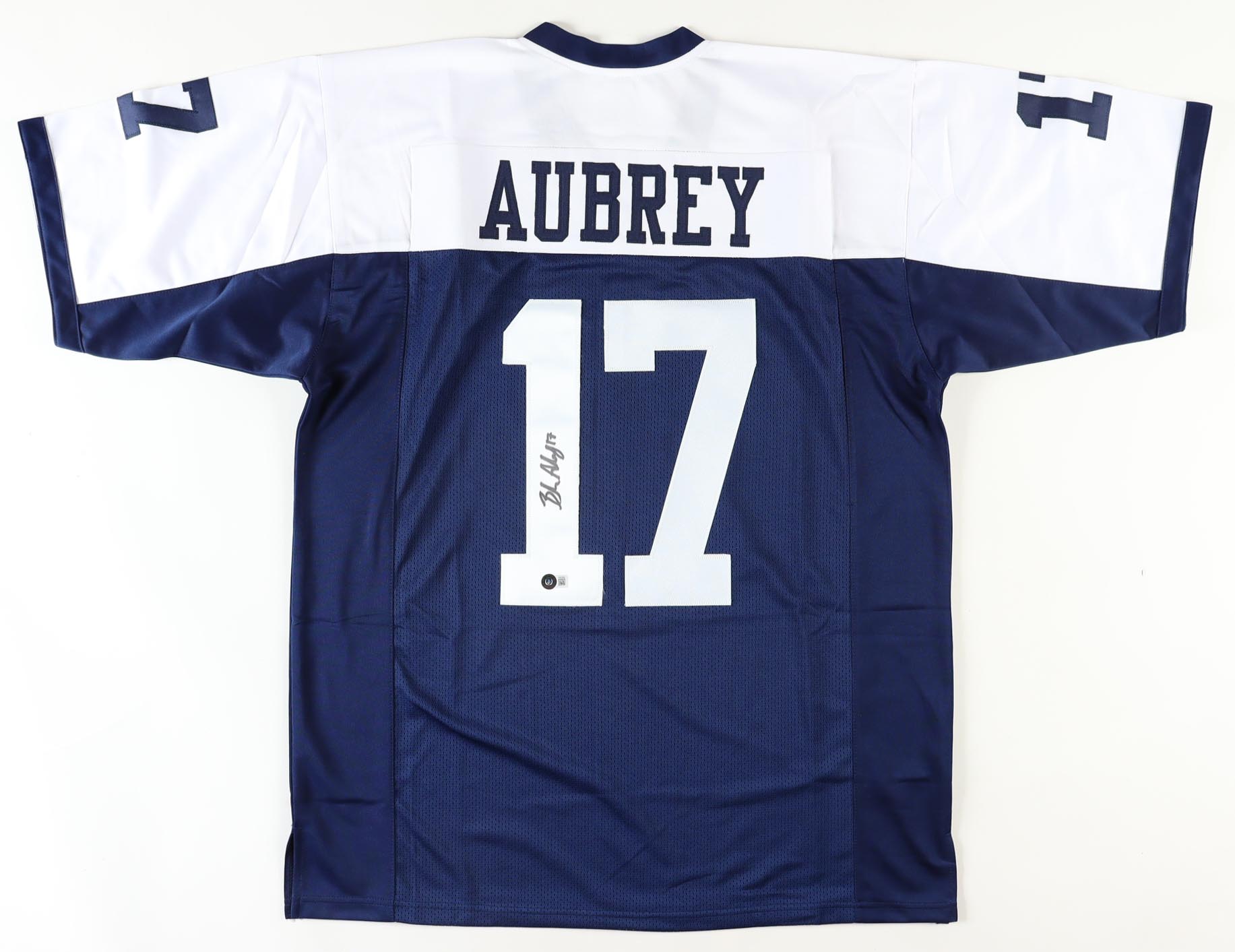 Brandon Aubrey Signed Jersey (Beckett) at PristineAuction.com Brandon Aubrey Signed Jersey (Beckett) at PristineAuction.com