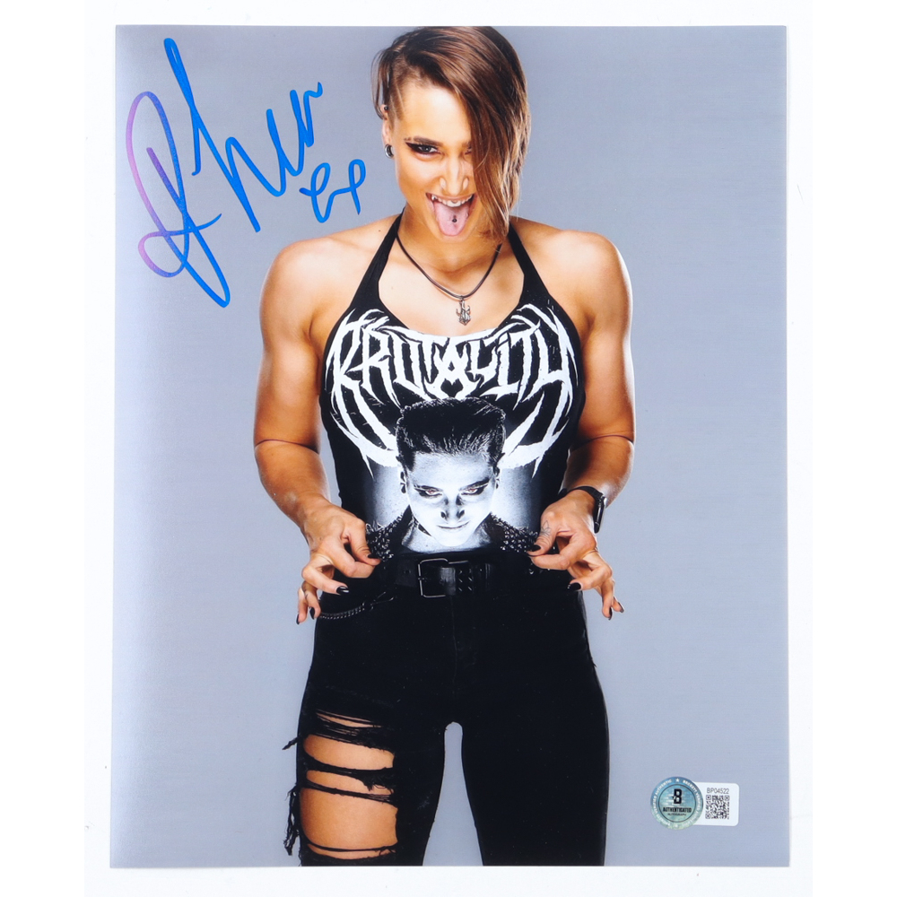 Signed Rhea Ripley Rhea Ripley Signed WWE 8x10 Photo (Beckett) | Pristine Auction