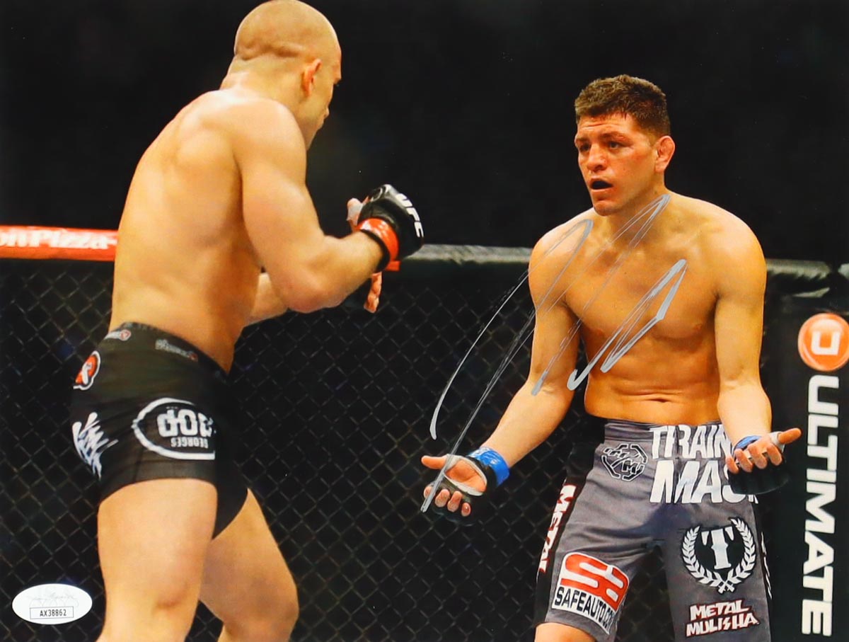 Nick Diaz Signed UFC 8x10 Photo (JSA) at PristineAuction.com Nick Diaz Signed UFC 8x10 Photo (JSA) at PristineAuction.com