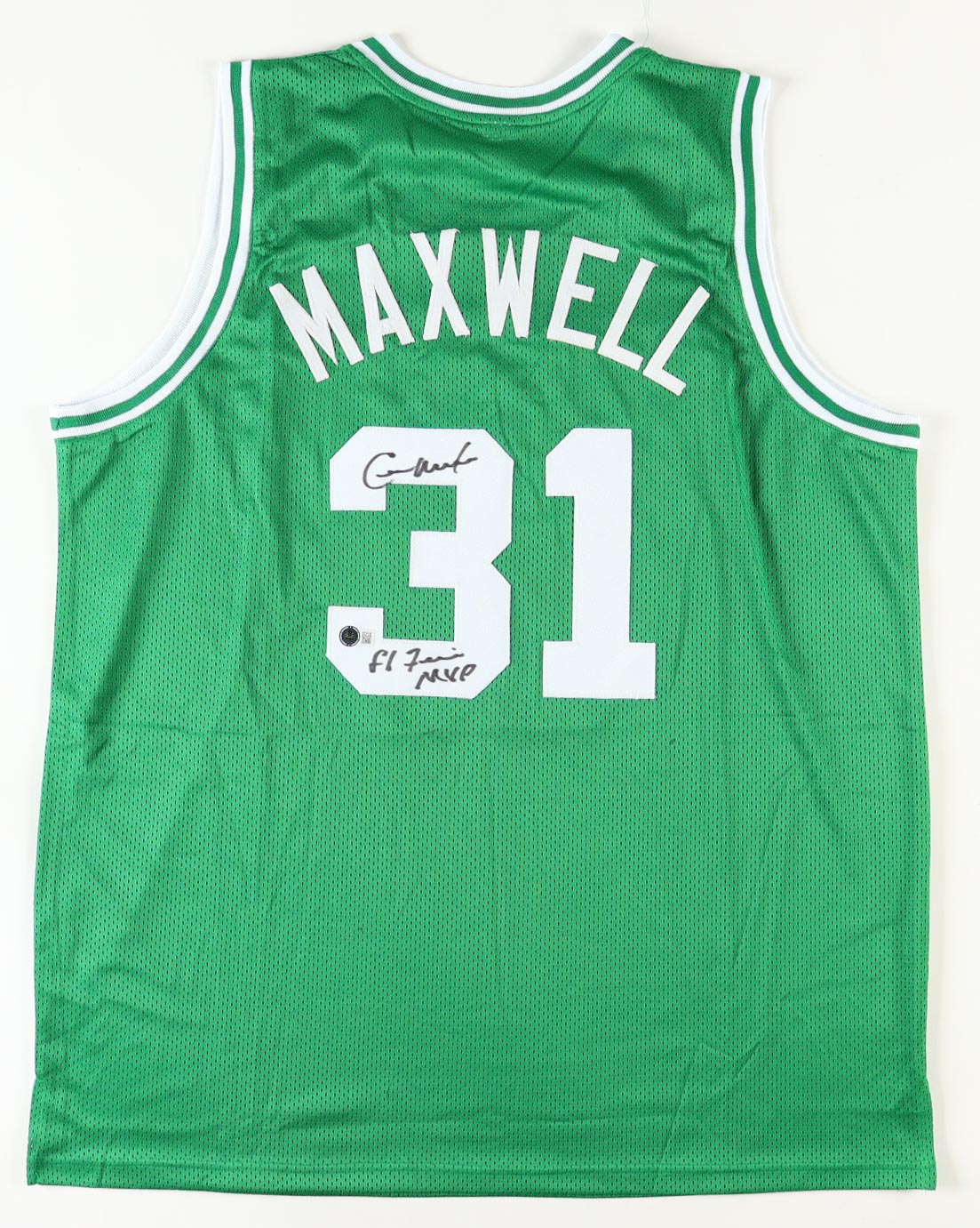 Cedric Maxwell Signed Jersey Inscribed "81 Finals MVP" (Beckett) at PristineAuction.com Cedric Maxwell Signed Jersey Inscribed "81 Finals MVP" (Beckett) at PristineAuction.com