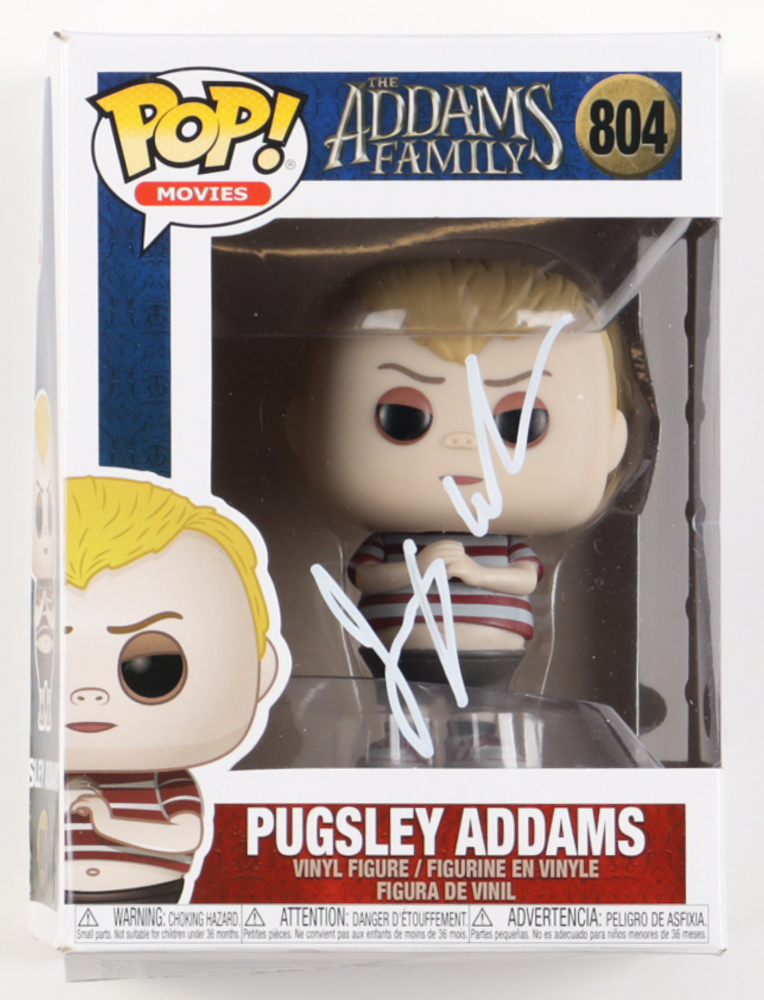 Jimmy Workman Signed "The Addams Family" #809 Pugsley Addams Funko Pop! Vinyl Figure (Schwartz) at PristineAuction.com Jimmy Workman Signed "The Addams Family" #809 Pugsley Addams Funko Pop! Vinyl Figure (Schwartz) at PristineAuction.com