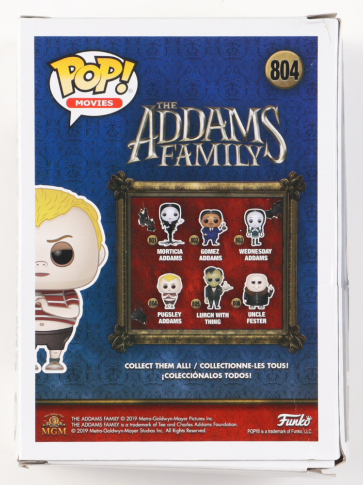 Jimmy Workman Signed "The Addams Family" #809 Pugsley Addams Funko Pop! Vinyl Figure (Schwartz) at PristineAuction.com Jimmy Workman Signed "The Addams Family" #809 Pugsley Addams Funko Pop! Vinyl Figure (Schwartz) at PristineAuction.com