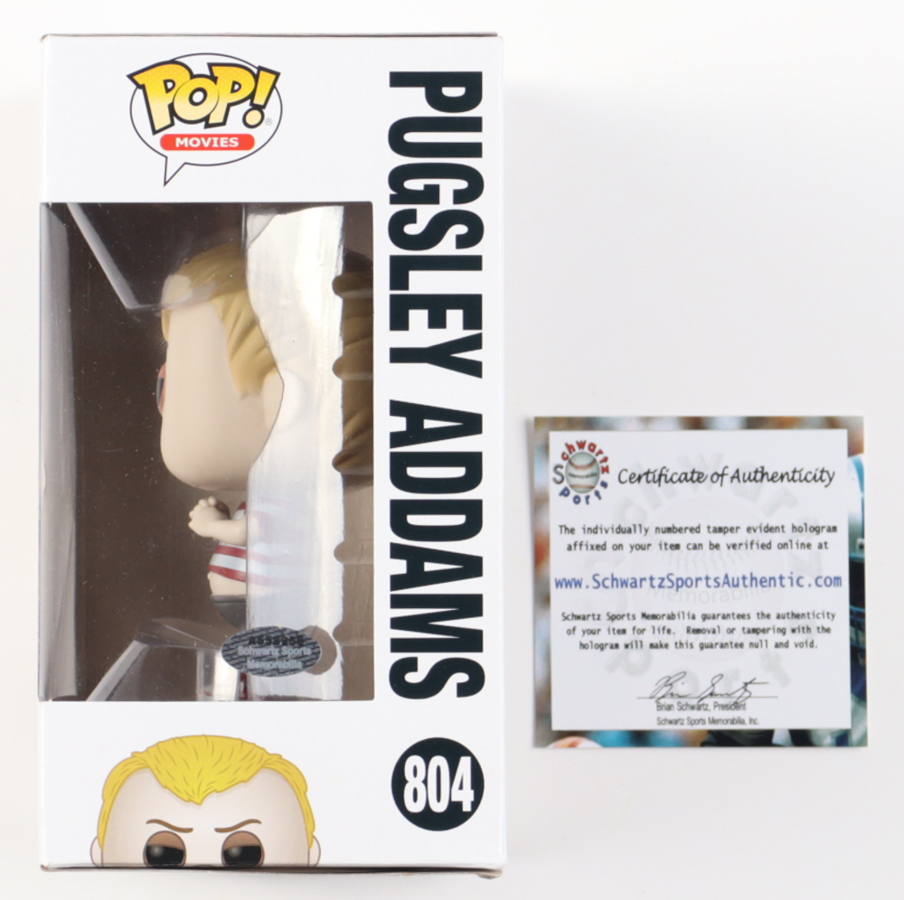 Jimmy Workman Signed "The Addams Family" #809 Pugsley Addams Funko Pop! Vinyl Figure (Schwartz) at PristineAuction.com Jimmy Workman Signed "The Addams Family" #809 Pugsley Addams Funko Pop! Vinyl Figure (Schwartz) at PristineAuction.com