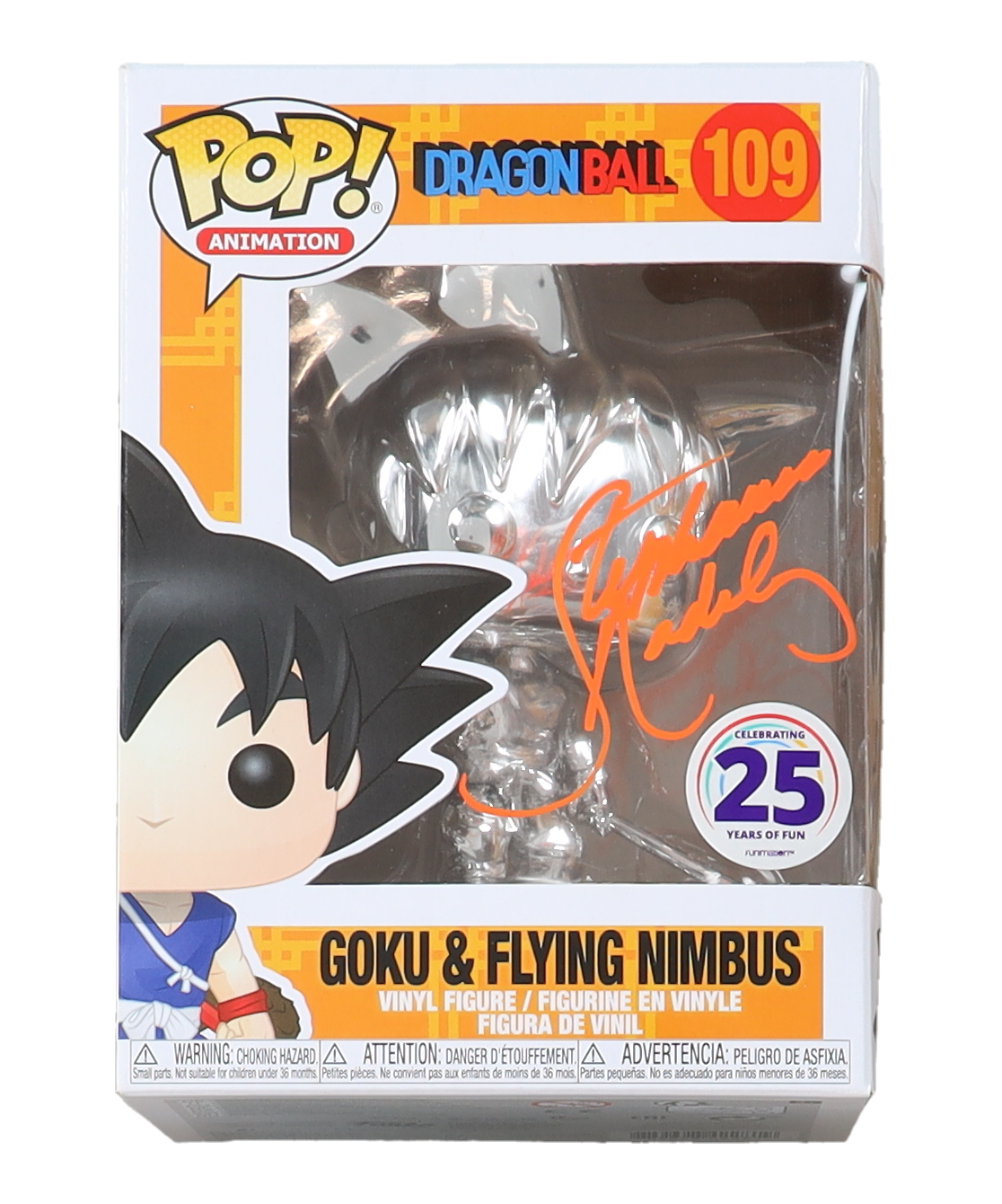 Stephanie Nadolny Signed "Dragon Ball Z" #109 Goku & Flying Nimbus Funko Pop! Vinyl Figure (JSA) at PristineAuction.com Stephanie Nadolny Signed "Dragon Ball Z" #109 Goku & Flying Nimbus Funko Pop! Vinyl Figure (JSA) at PristineAuction.com