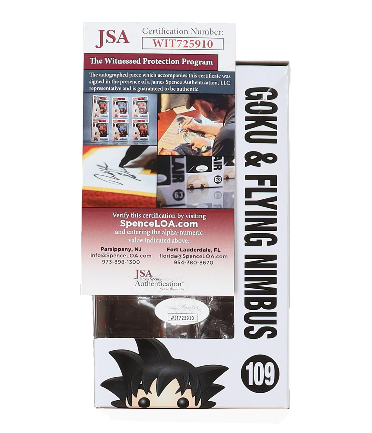 Stephanie Nadolny Signed "Dragon Ball Z" #109 Goku & Flying Nimbus Funko Pop! Vinyl Figure (JSA) at PristineAuction.com Stephanie Nadolny Signed "Dragon Ball Z" #109 Goku & Flying Nimbus Funko Pop! Vinyl Figure (JSA) at PristineAuction.com