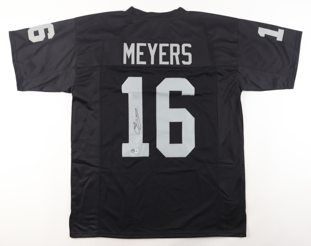 Jakobi Meyers Signed Jersey (Beckett) at PristineAuction.com Jakobi Meyers Signed Jersey (Beckett) at PristineAuction.com