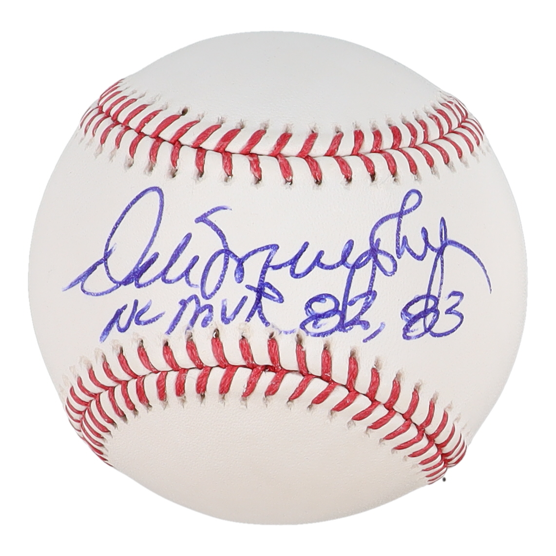 Dale Murphy Signed OML Baseball Inscribed "NL MVP 82, 83" (JSA) at PristineAuction.com Dale Murphy Signed OML Baseball Inscribed "NL MVP 82, 83" (JSA) at PristineAuction.com