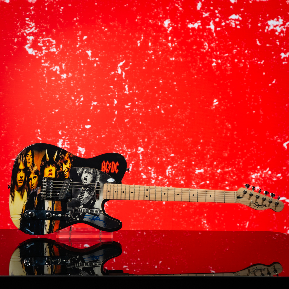 Angus Young Signed Custom AC/DC Custom Electric Guitar (ACOA ...