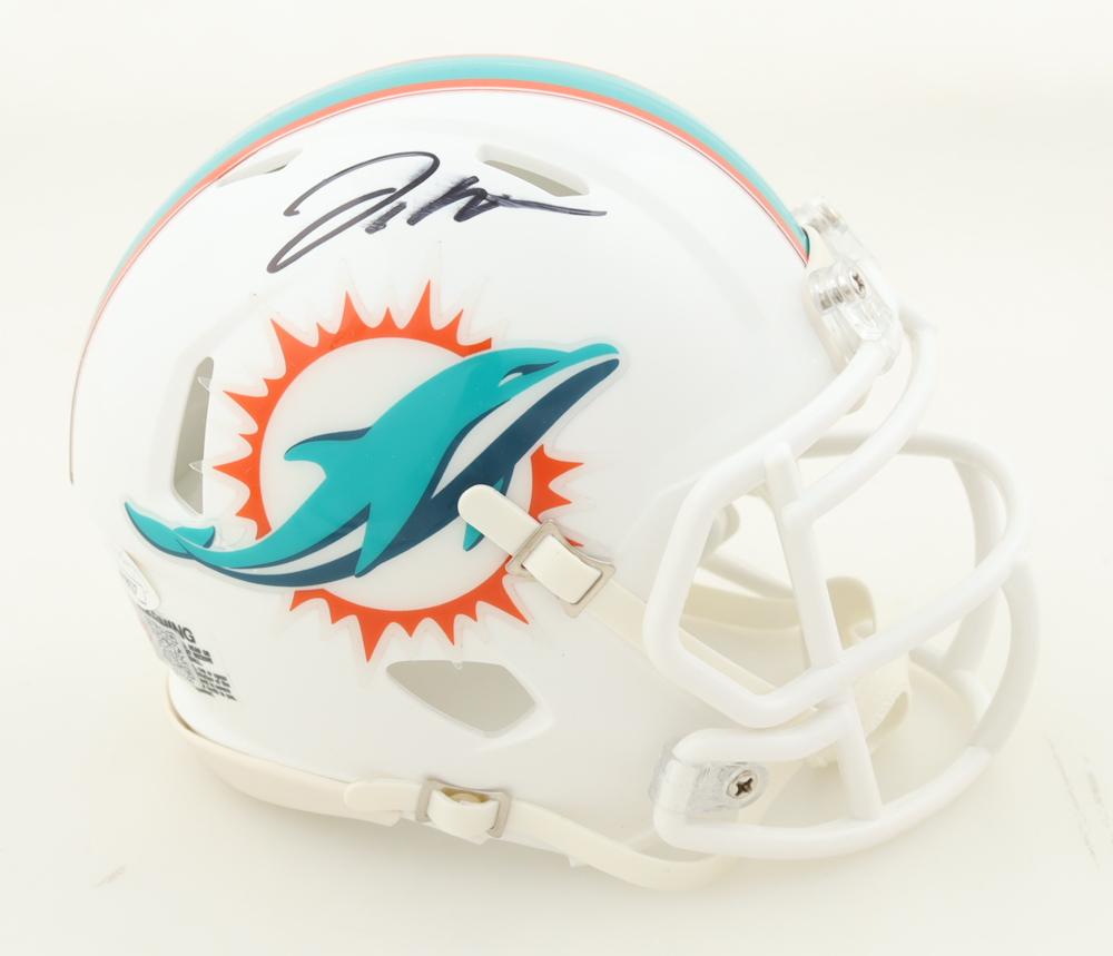 Jaylen Waddle Signed Dolphins Speed Mini Helmet (JSA) at PristineAuction.com Jaylen Waddle Signed Dolphins Speed Mini Helmet (JSA) at PristineAuction.com