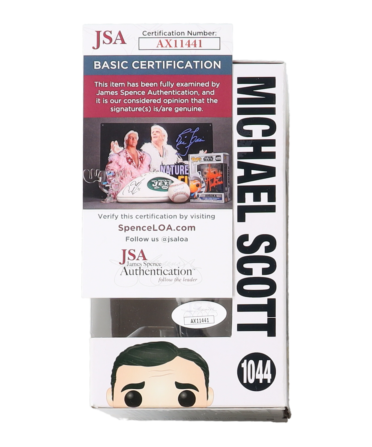 Steve Carell Signed "The Office" #1044 Michael Scott Funko Pop! Vinyl Figure (JSA) at PristineAuction.com Steve Carell Signed "The Office" #1044 Michael Scott Funko Pop! Vinyl Figure (JSA) at PristineAuction.com