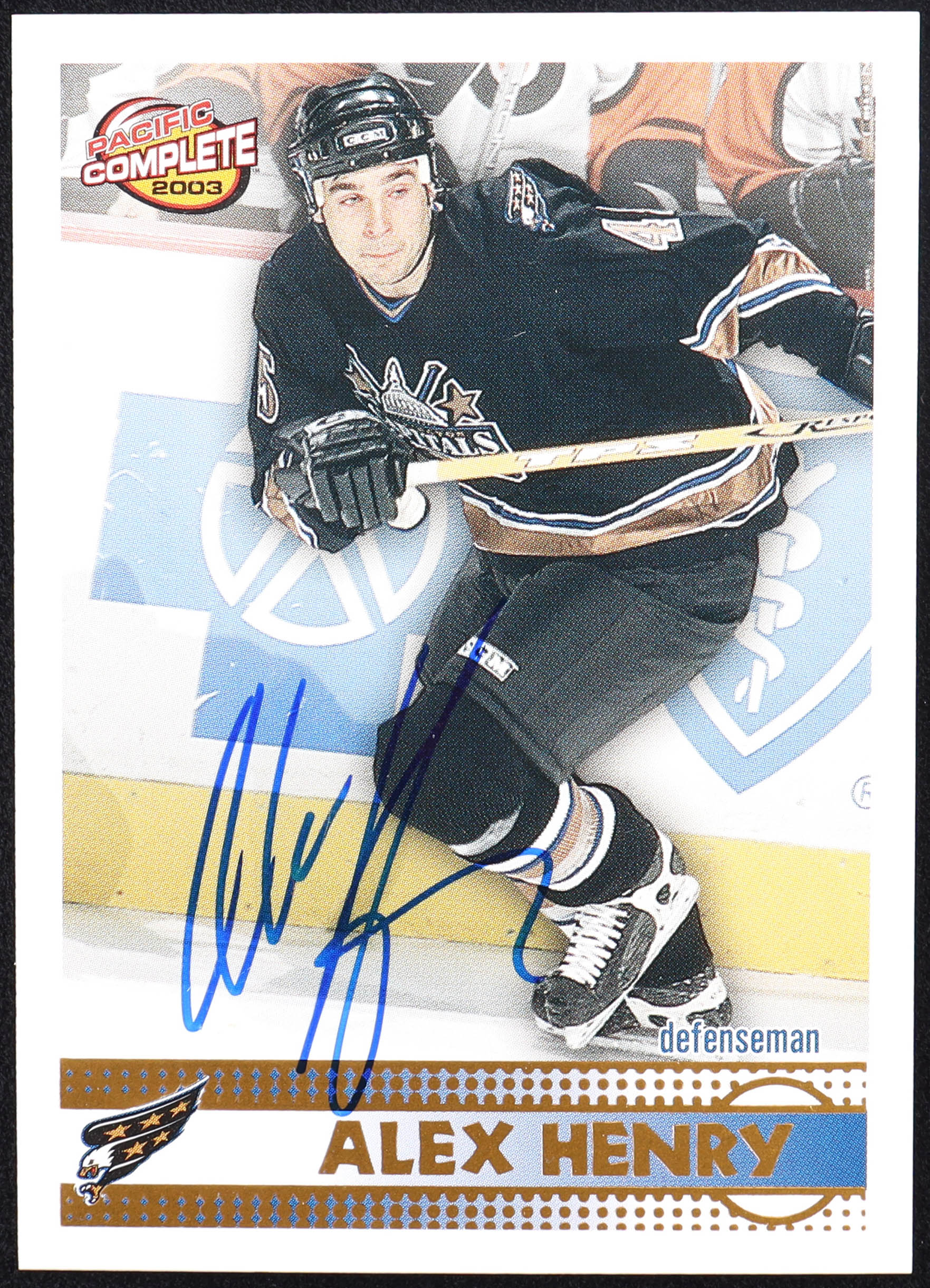 Alex Henry Signed 2003 Pacific Complete #571 (Beckett) at PristineAuction.com Alex Henry Signed 2003 Pacific Complete #571 (Beckett) at PristineAuction.com