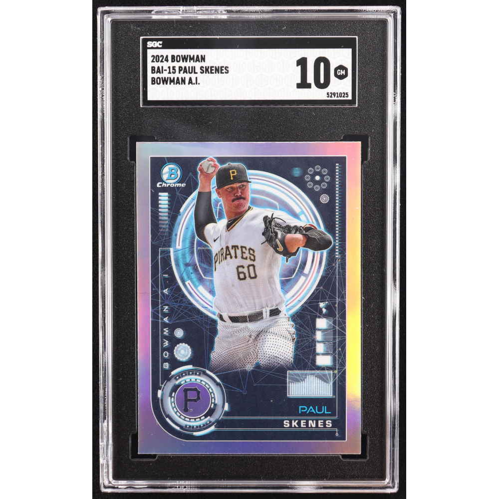 2024 Bowman Chrome Prospects Autographs Mojo Refractor #CPA-PS Paul Skenes – #/150 – READ
