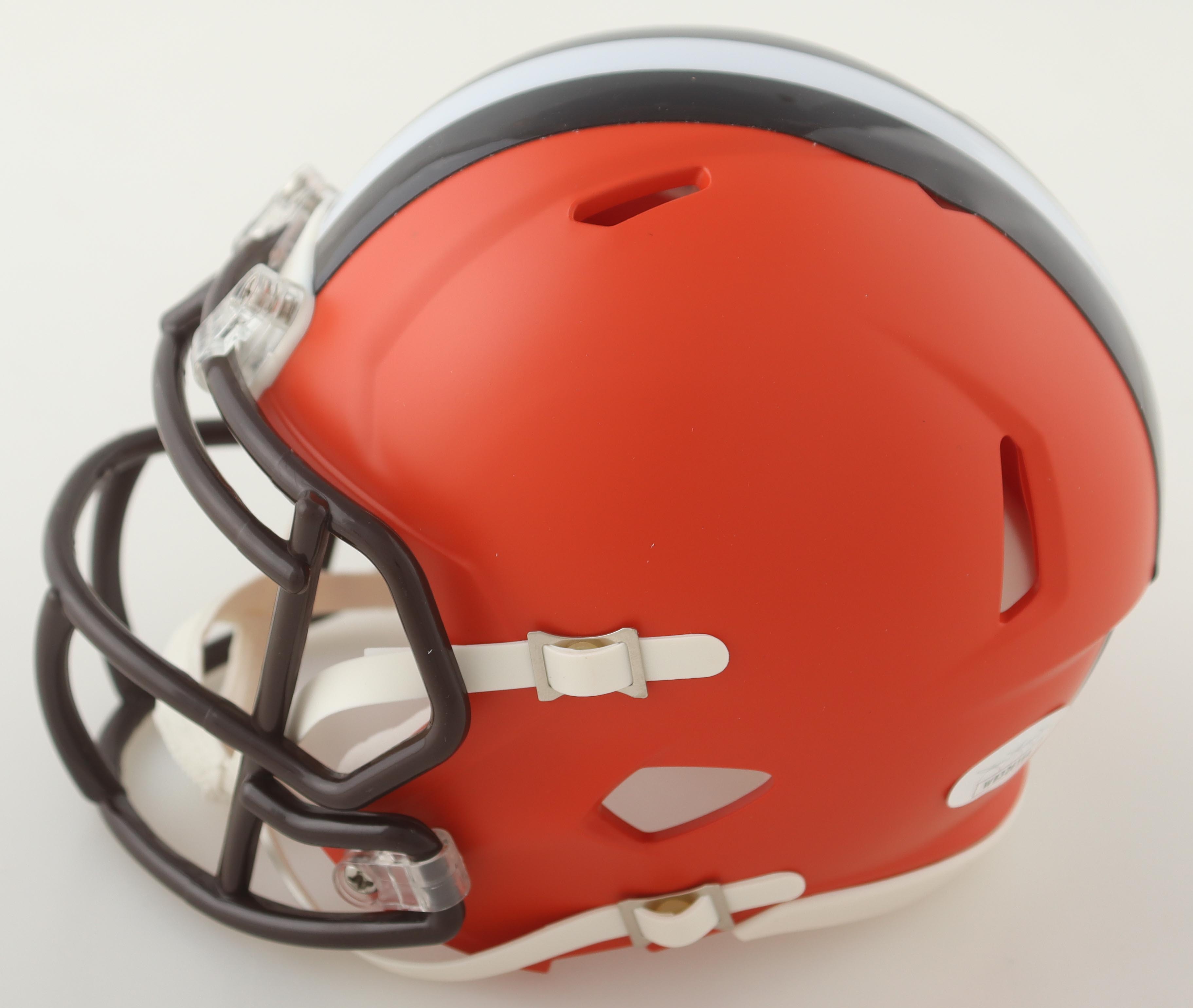 Bob Golic Signed Browns Speed Mini Helmet Inscribed "3x Pro Bowl" (JSA) at PristineAuction.com Bob Golic Signed Browns Speed Mini Helmet Inscribed "3x Pro Bowl" (JSA) at PristineAuction.com