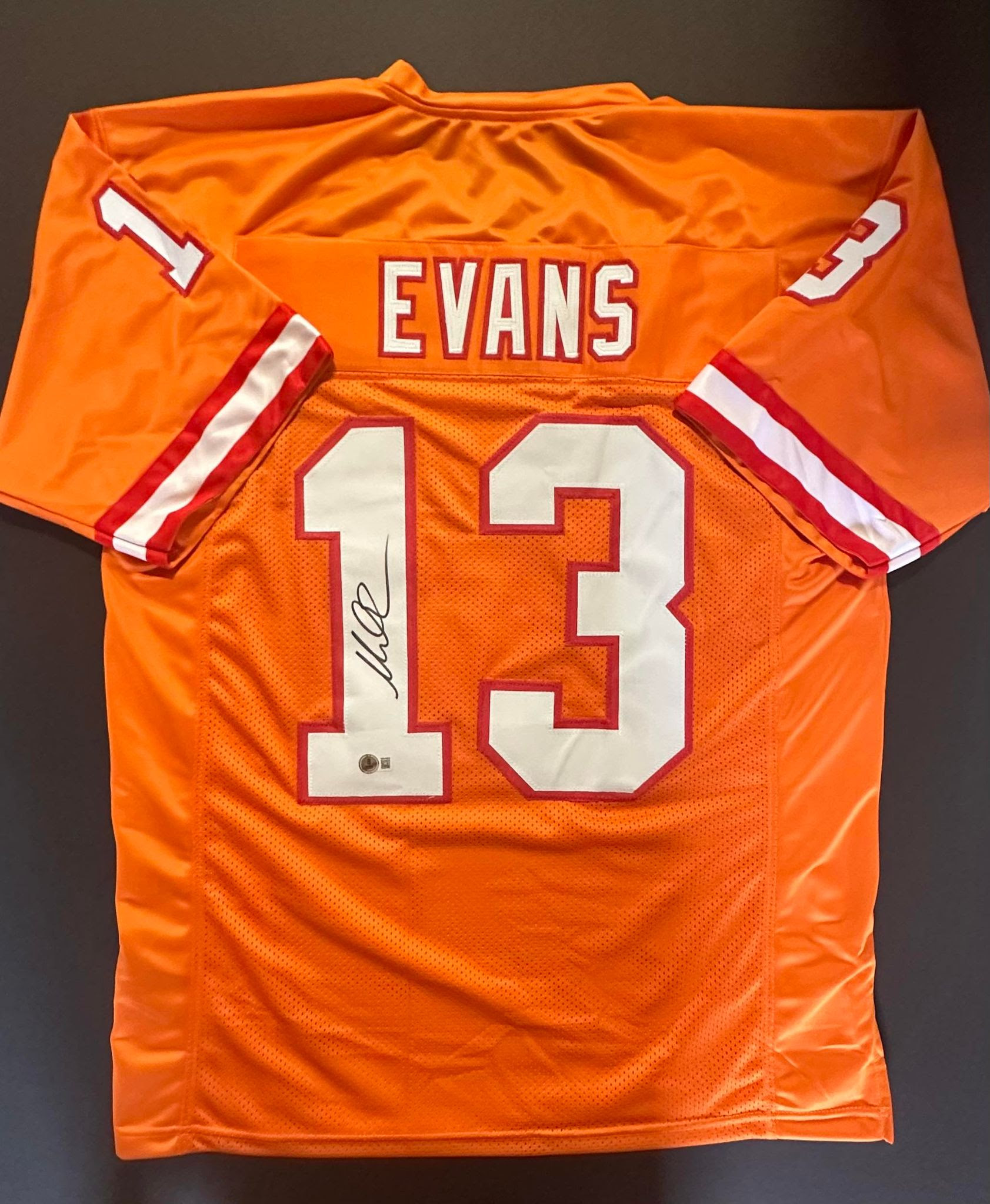 Mike Evans Signed Jersey (Beckett) at PristineAuction.com Mike Evans Signed Jersey (Beckett) at PristineAuction.com