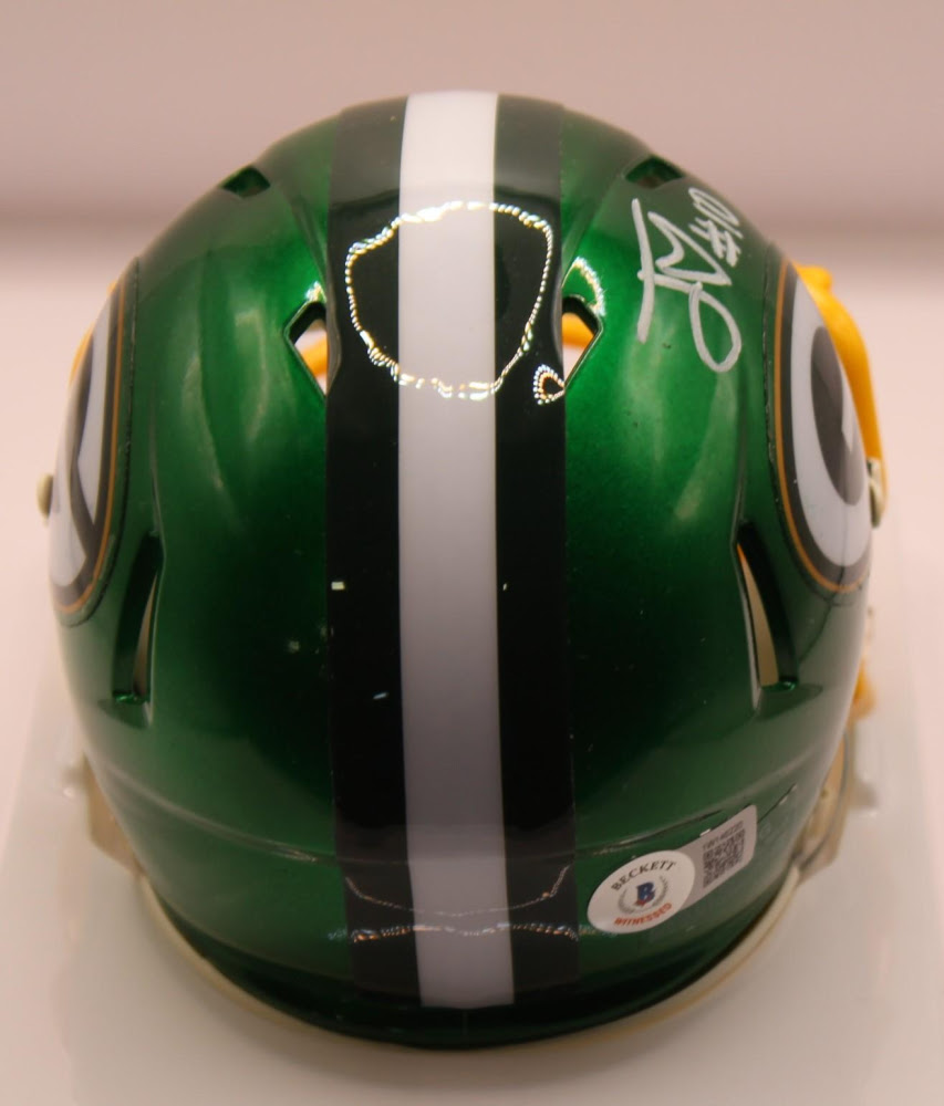 Jordan Love Signed Packers Flash Alternate Speed Mini Helmet (Beckett) at PristineAuction.com Jordan Love Signed Packers Flash Alternate Speed Mini Helmet (Beckett) at PristineAuction.com