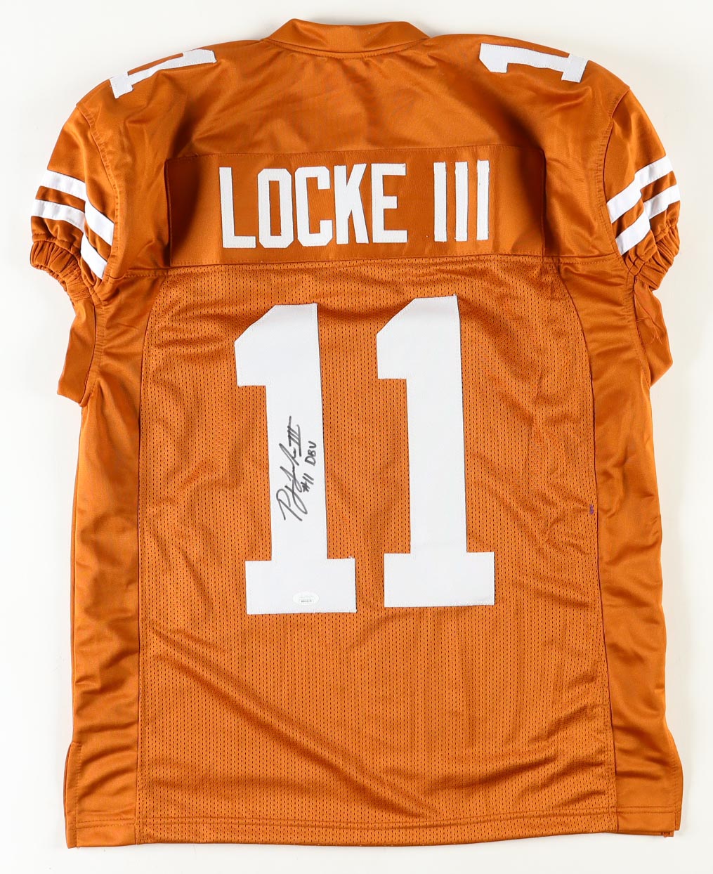 P.J. Locke III Signed Jersey Inscribed "DBU" (JSA) at PristineAuction.com P.J. Locke III Signed Jersey Inscribed "DBU" (JSA) at PristineAuction.com