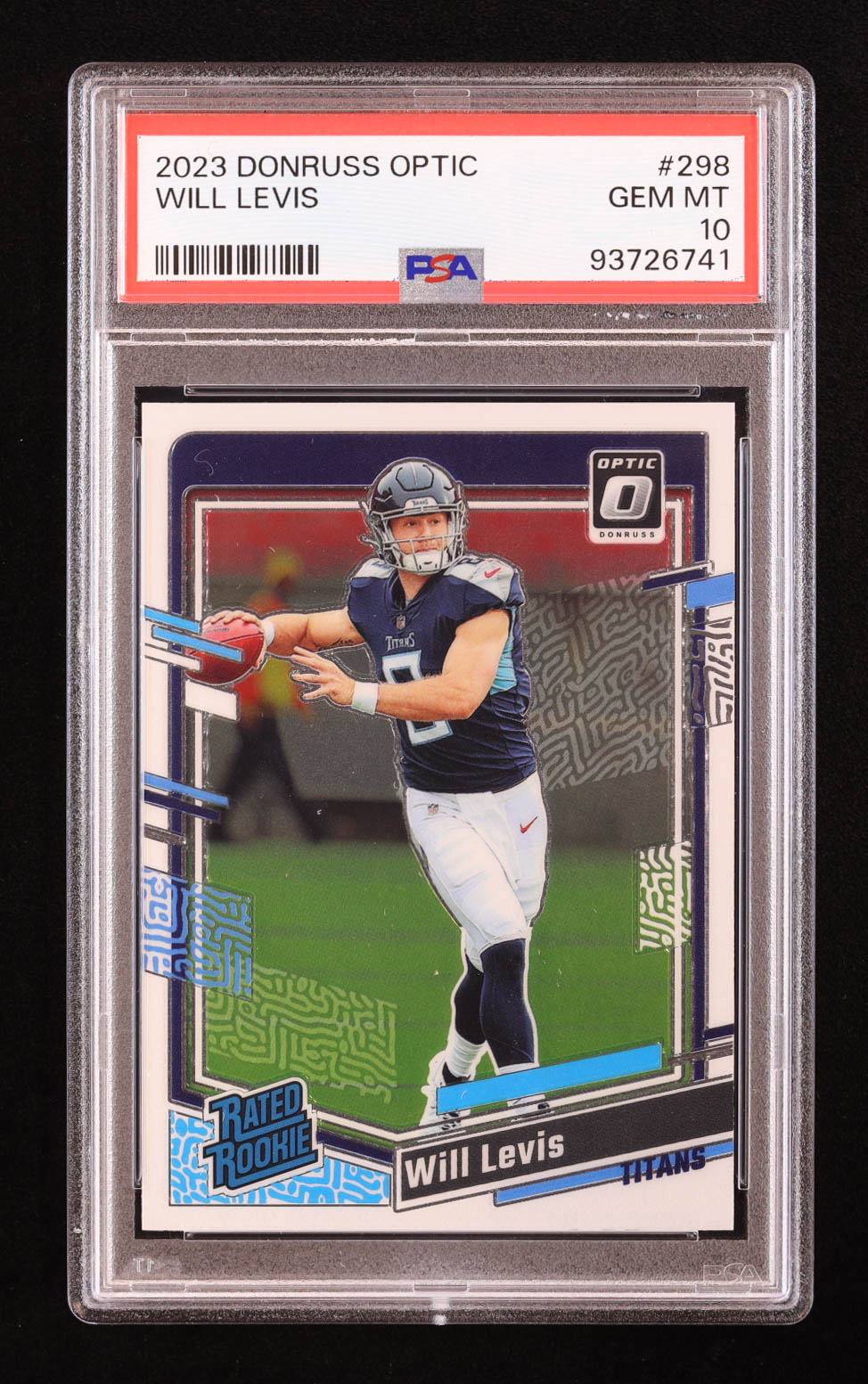 Will Levis 2023 Donruss Optic #298 RR RC (PSA 10) at PristineAuction.com Will Levis 2023 Donruss Optic #298 RR RC (PSA 10) at PristineAuction.com