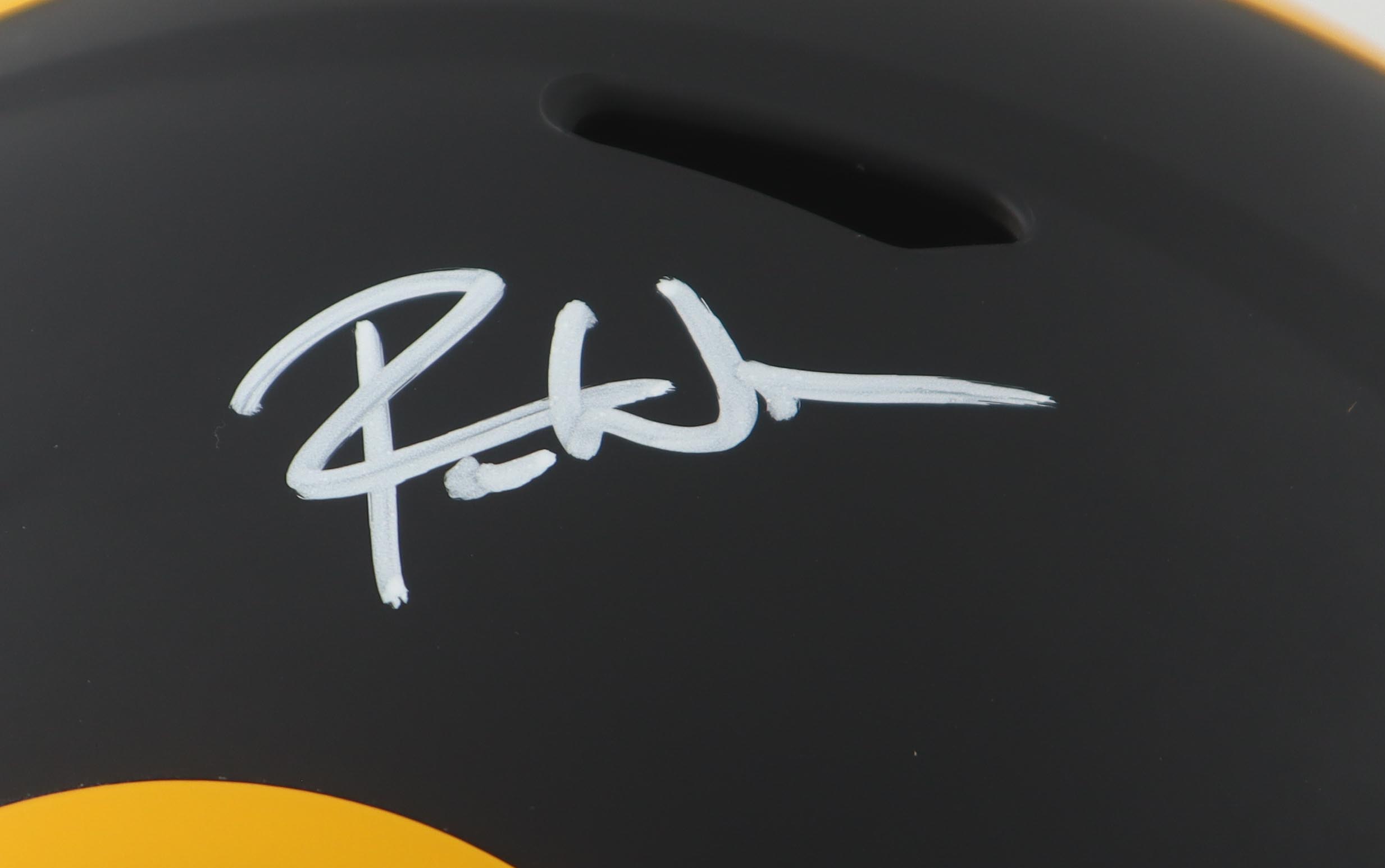 Roman Wilson Signed Steelers Full-Size Eclipse Alternate Speed Helmet (Beckett) at PristineAuction.com Roman Wilson Signed Steelers Full-Size Eclipse Alternate Speed Helmet (Beckett) at PristineAuction.com