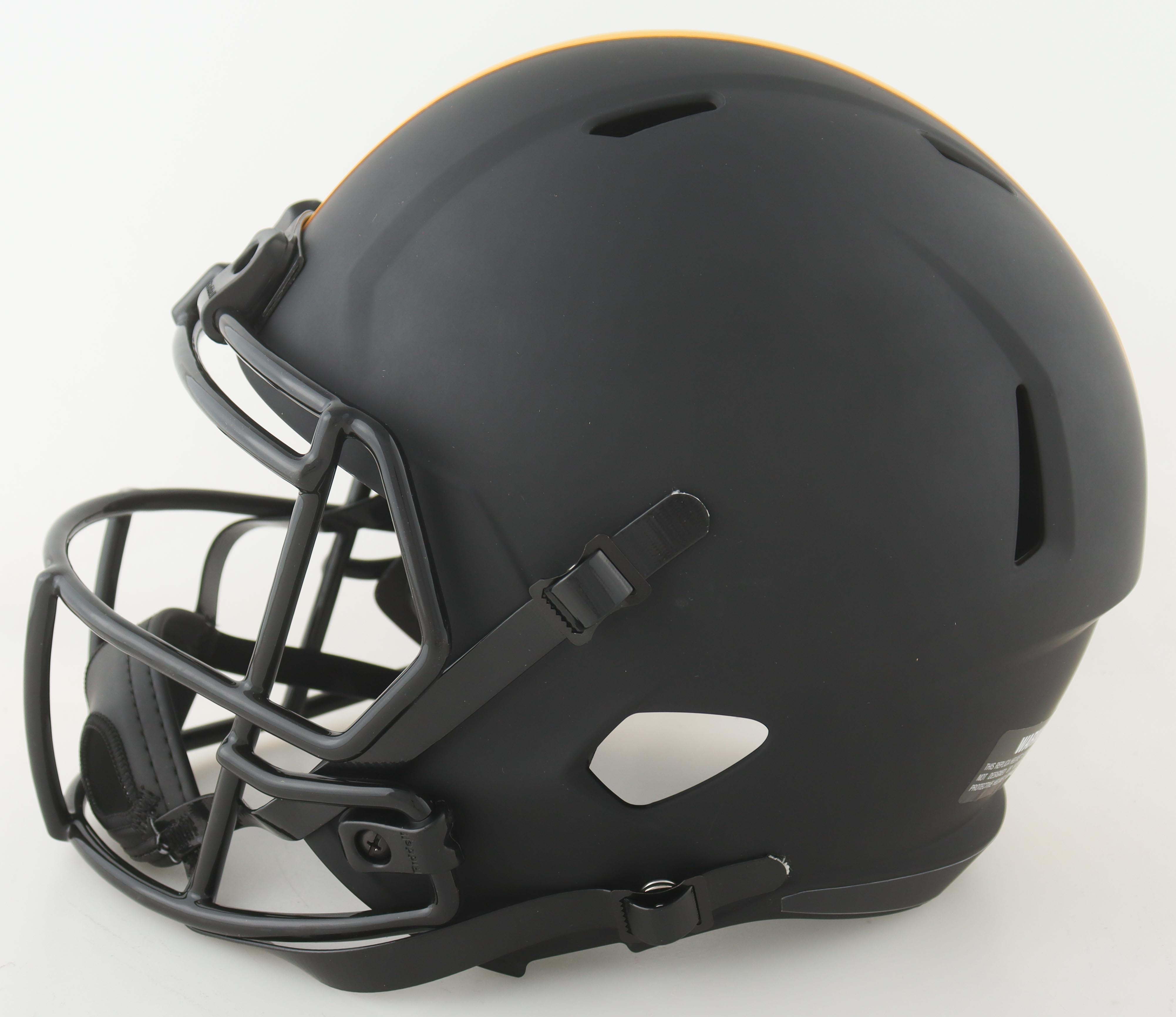 Roman Wilson Signed Steelers Full-Size Eclipse Alternate Speed Helmet (Beckett) at PristineAuction.com Roman Wilson Signed Steelers Full-Size Eclipse Alternate Speed Helmet (Beckett) at PristineAuction.com