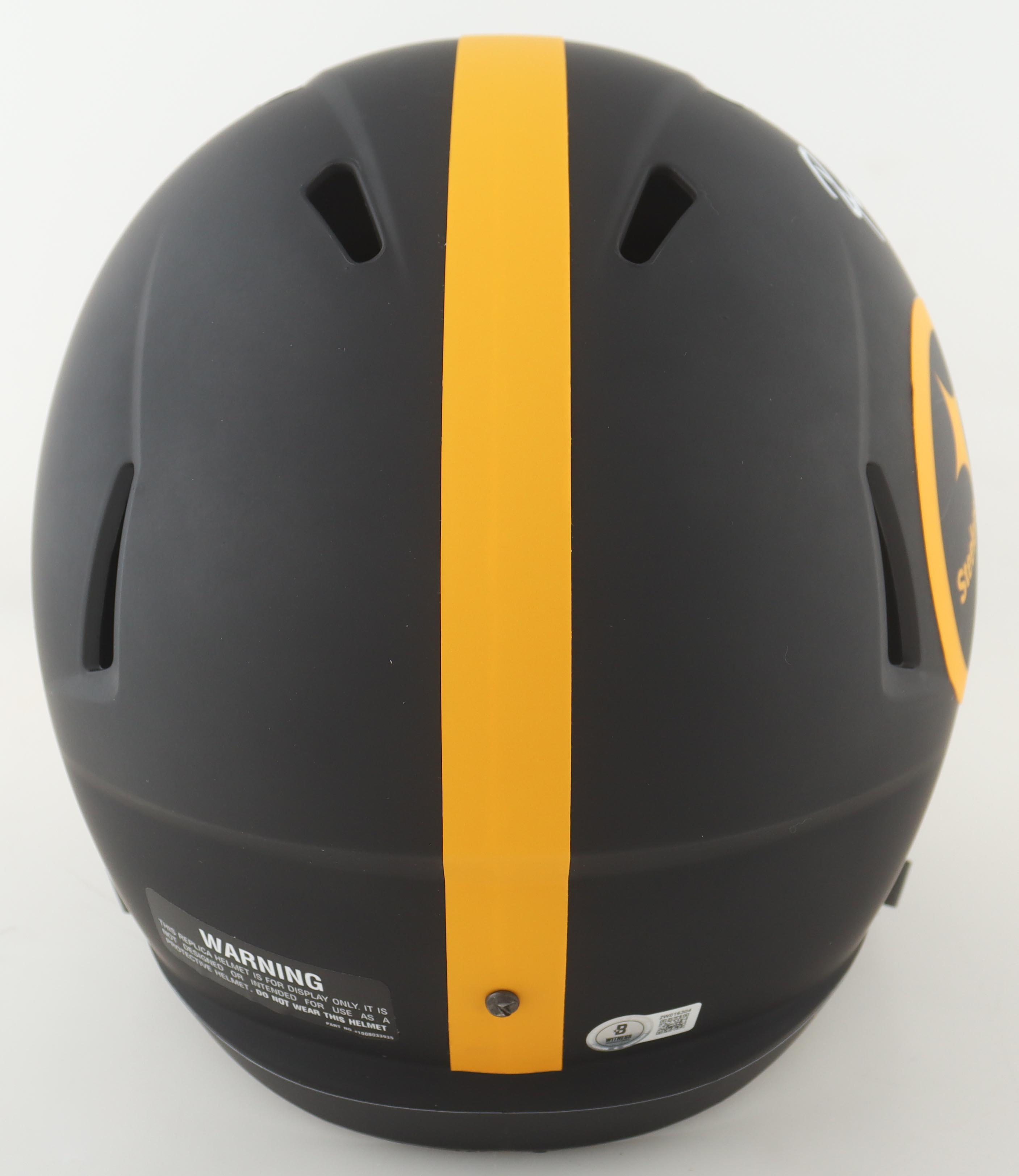 Roman Wilson Signed Steelers Full-Size Eclipse Alternate Speed Helmet (Beckett) at PristineAuction.com Roman Wilson Signed Steelers Full-Size Eclipse Alternate Speed Helmet (Beckett) at PristineAuction.com