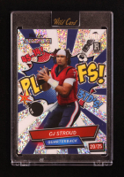 CJ Stroud 2023 Wild Card Alumination Comix Silver Sparkle #ACCS RC #20/25 at PristineAuction.com