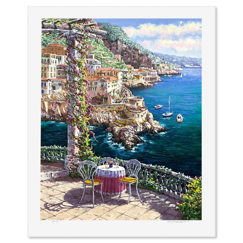 "Amalfi Vista" LE 34x28 Printer's Proof Serigraph by Sam Park (PA) at PristineAuction.com "Amalfi Vista" LE 34x28 Printer's Proof Serigraph by Sam Park (PA) at PristineAuction.com