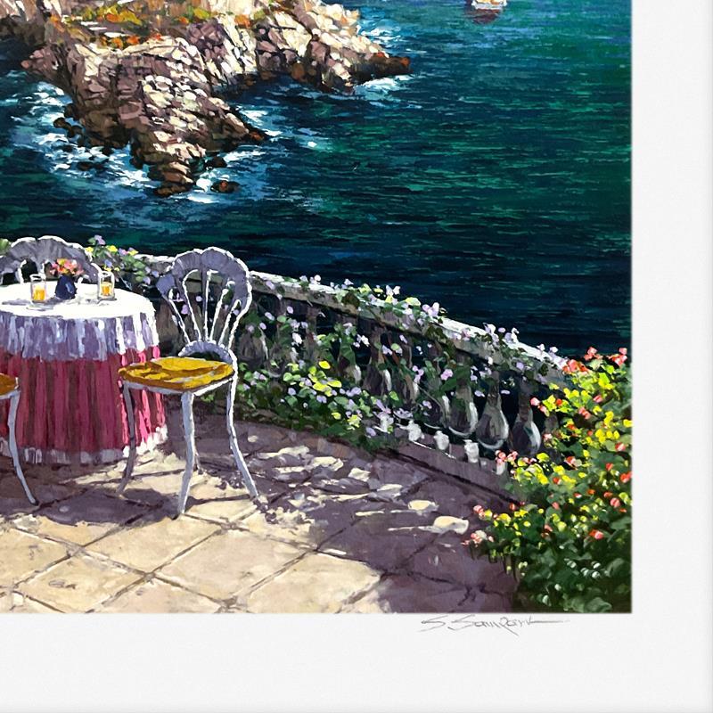 "Amalfi Vista" LE 34x28 Printer's Proof Serigraph by Sam Park (PA) at PristineAuction.com "Amalfi Vista" LE 34x28 Printer's Proof Serigraph by Sam Park (PA) at PristineAuction.com