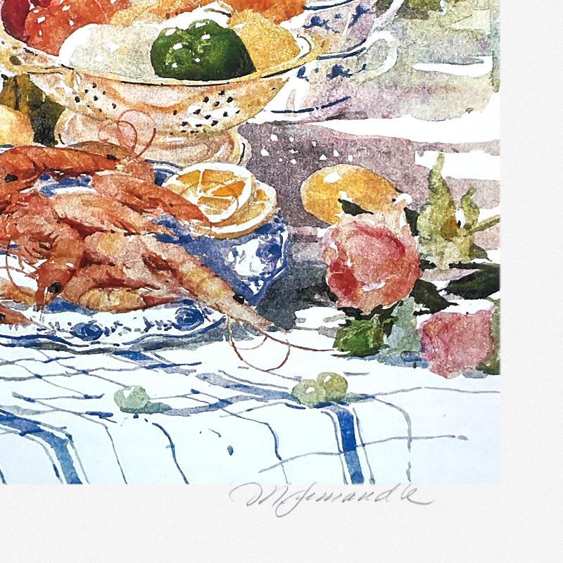 "Late Brunch" LE 18x24 Printer's Proof by Marilyn Simandle (PA) at PristineAuction.com "Late Brunch" LE 18x24 Printer's Proof by Marilyn Simandle (PA) at PristineAuction.com