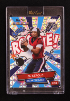 CJ Stroud 2023 Wild Card Alumination Comix Blue & Navy Mosaic #ACCS RC #7/50 at PristineAuction.com