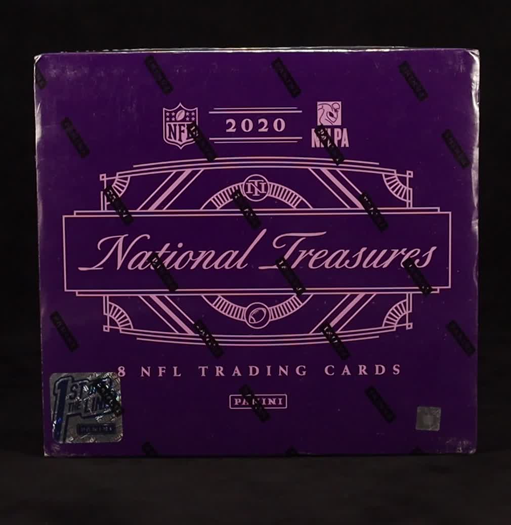 2020 Panini National Treasures Football 1st Off The Line Football Hobby Box (Factory Sealed) at PristineAuction.com