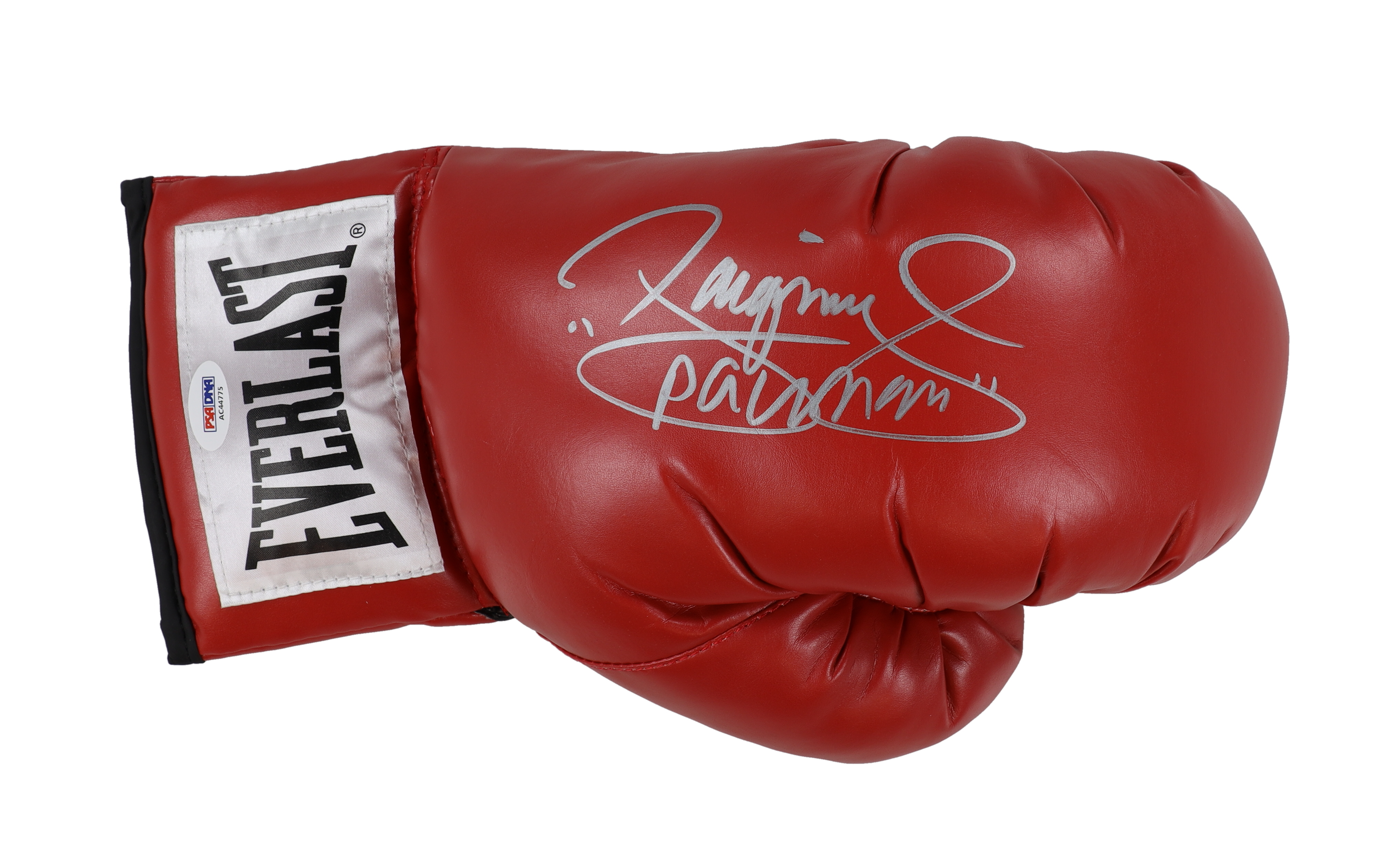Manny Pacquiao Signed Everlast Boxing Glove Inscribed "Pac Man" (PSA) at PristineAuction.com Manny Pacquiao Signed Everlast Boxing Glove Inscribed "Pac Man" (PSA) at PristineAuction.com