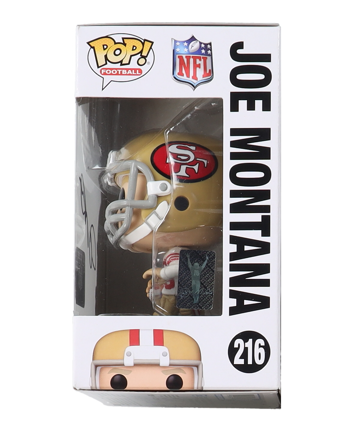 Joe Montana Signed 49ers #216 Funko Pop Vinyl Figure (Montana) at PristineAuction.com Joe Montana Signed 49ers #216 Funko Pop Vinyl Figure (Montana) at PristineAuction.com