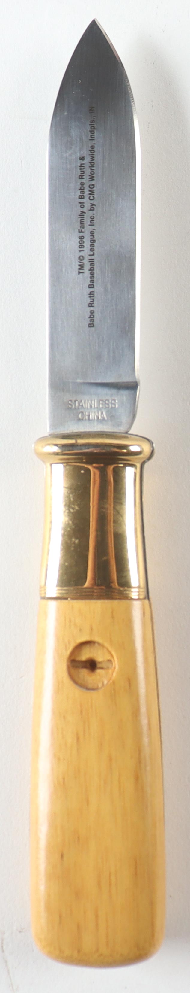 Babe Ruth Franklin Mint Collector Pocket Knife with Collector Case at PristineAuction.com Babe Ruth Franklin Mint Collector Pocket Knife with Collector Case at PristineAuction.com