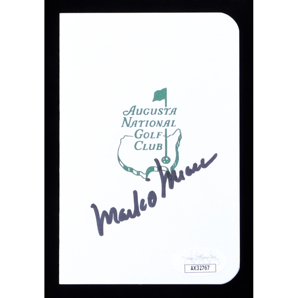 Mark O'Meara Signed Augusta National Golf Club Scorecard (JSA) at PristineAuction.com