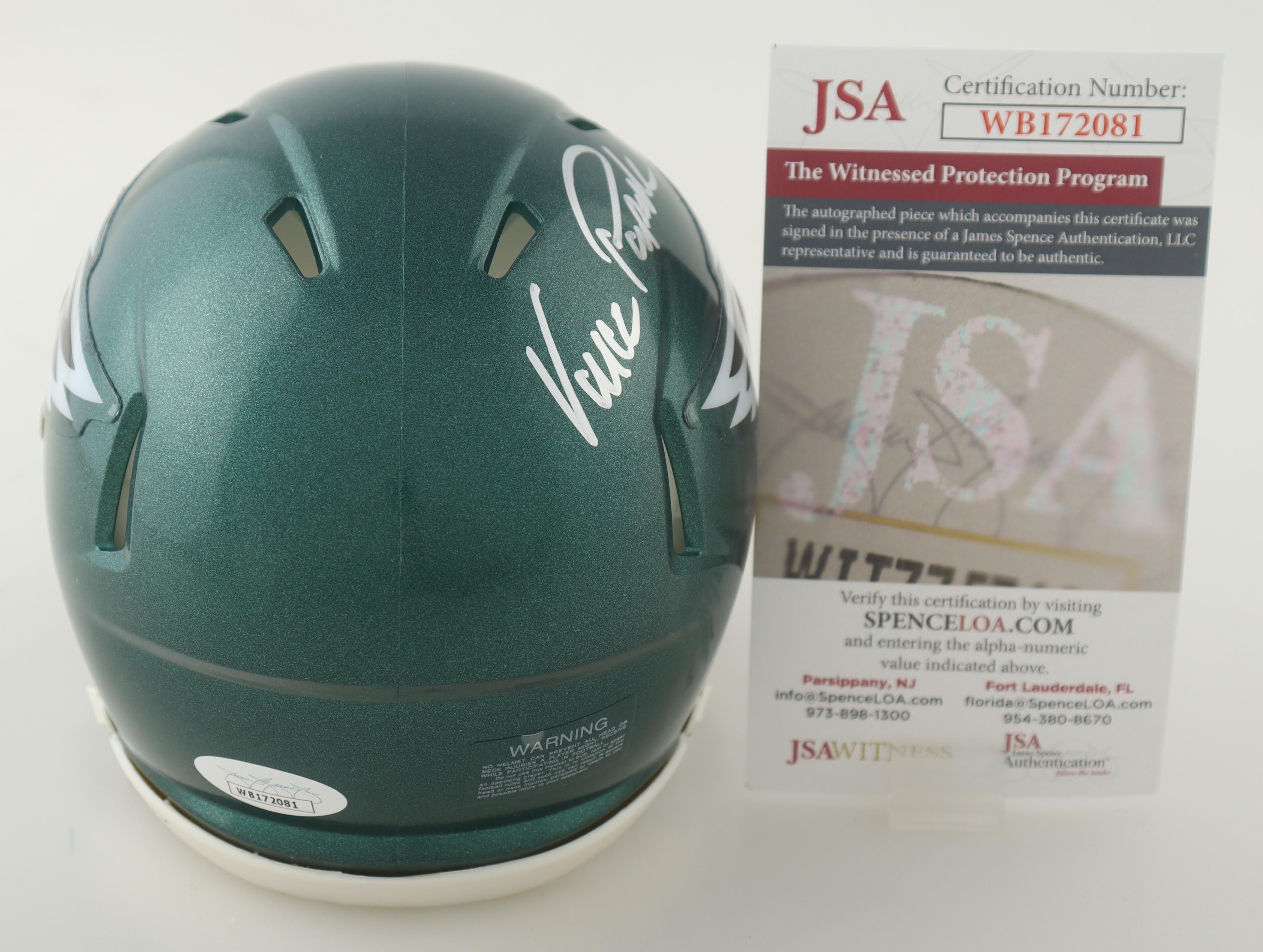 Vince Papale Signed Eagles Speed Mini Helmet (JSA) at PristineAuction.com Vince Papale Signed Eagles Speed Mini Helmet (JSA) at PristineAuction.com