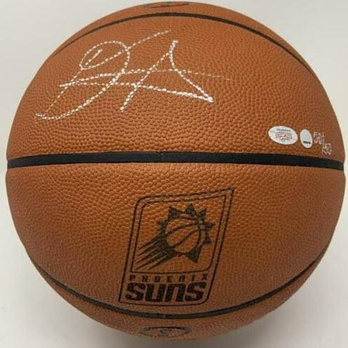 Deandre Ayton Signed Suns Logo LE Official NBA Game Ball (Game Day Legends & Steiner) at PristineAuction.com Deandre Ayton Signed Suns Logo LE Official NBA Game Ball (Game Day Legends & Steiner) at PristineAuction.com